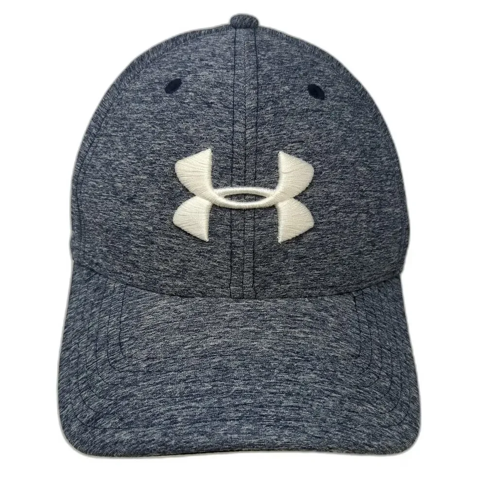 Under Armour Baseball Cap Blue XL Fitted Embroidered Logo Performance Hat
